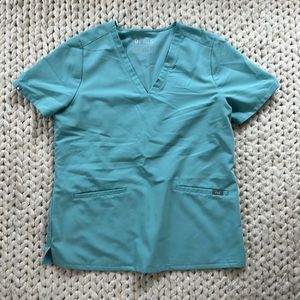 Figs Teal Women's Top